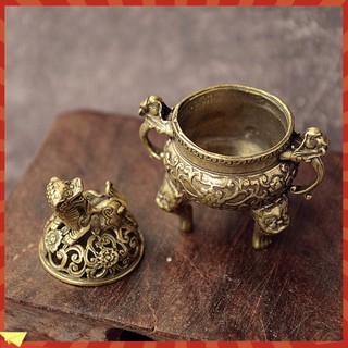 (plymoujdds) Giá Đỡ Đốt Trầm Hương Bằng Đồng Thau Họa Tiết Hoa Sen Độc Đáo Trang Trí Nhà Cửa