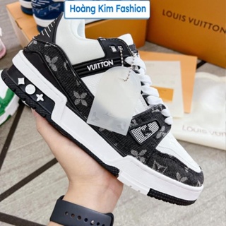 LV Trainer Sneaker White 1A8100  Black trainer shoes, Sneakers