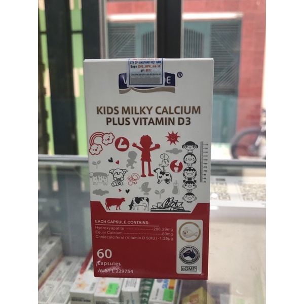 Vital Code Kids Milky Calcium Plus Vitamin D3 | Shopee Việt Nam