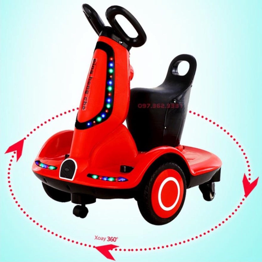 Xe xoay 360 độ có điều khiển và sạc cho bé tải trọng 40kg cao cấp_KHO SỈ HOA ĐỖ | BigBuy360 - bigbuy360.vn