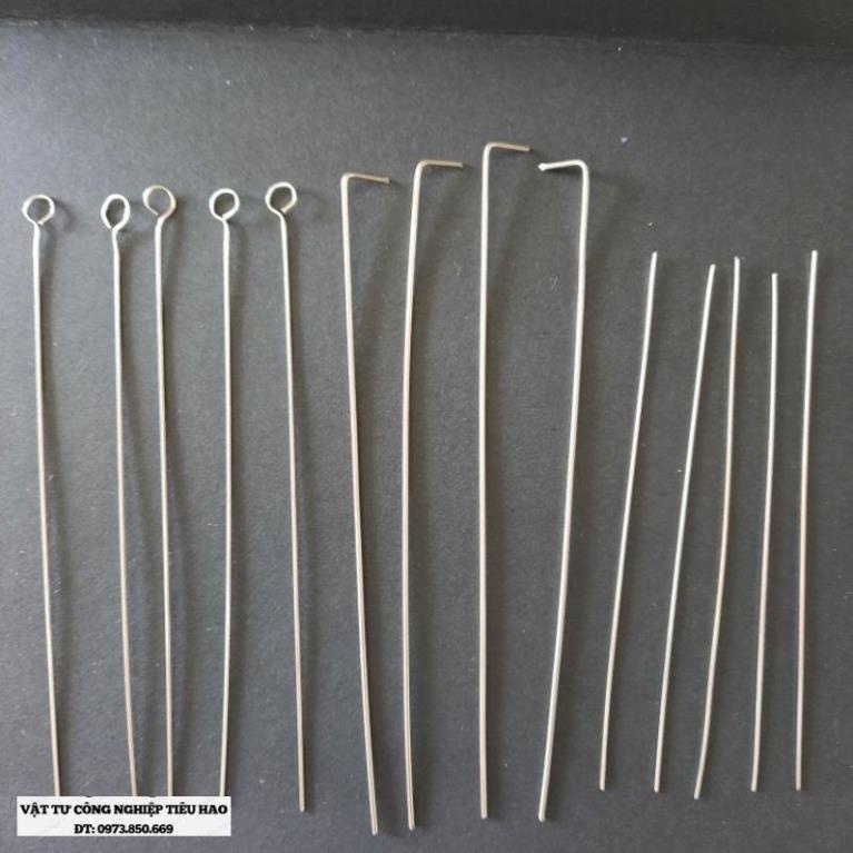 (SP) Đầu que cấy vi sinh tròn, móc, thẳng, tam giác inox chịu nhiệt ...