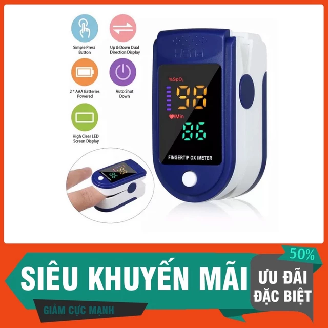 Máy đo Sp02 và đo nồng độ oxy trong máu và nhịp tim Pulse Oximeter LK-87 [ BẢO HÀNH 12 THÁNG] ..