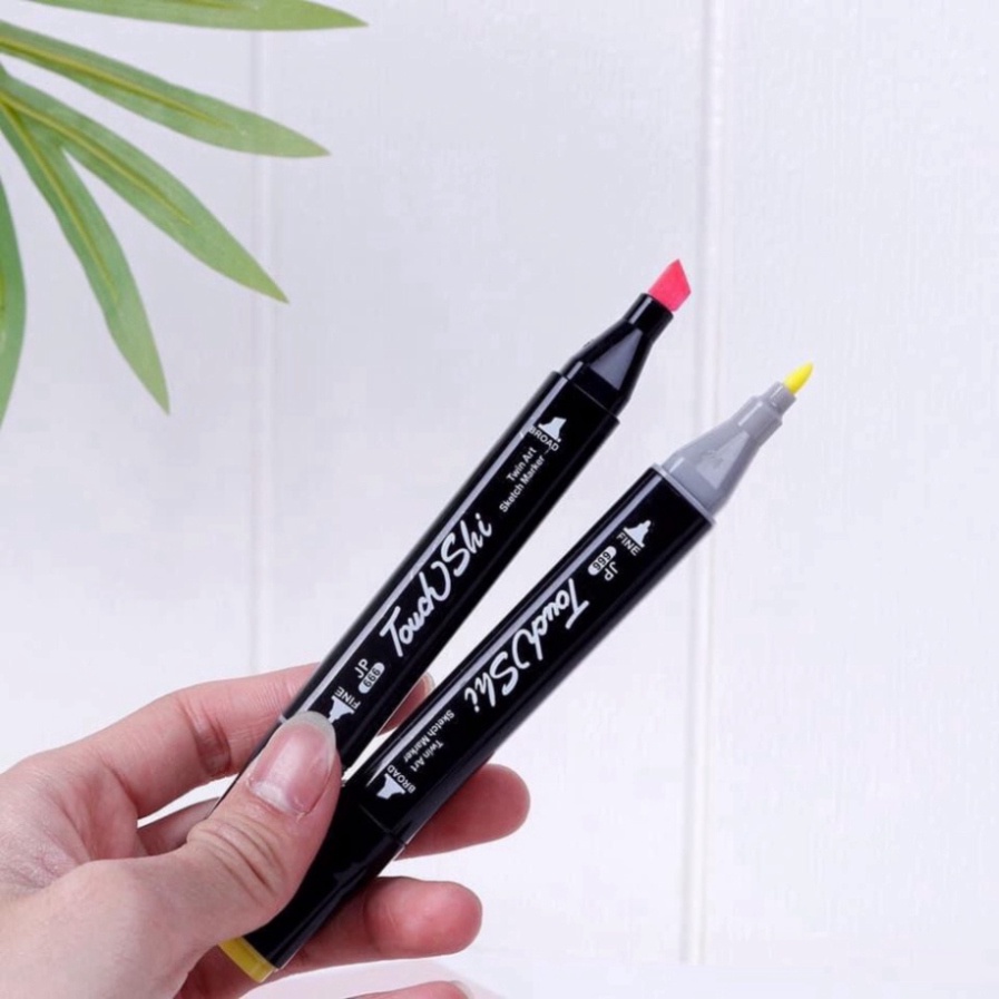 Tặng 3 cây Bút Màu Dạ Marker 48 Cây Touch tặng kèm túi - Hộp Bút Dạ 48 Cây Cực Kỳ Tiện Lợi