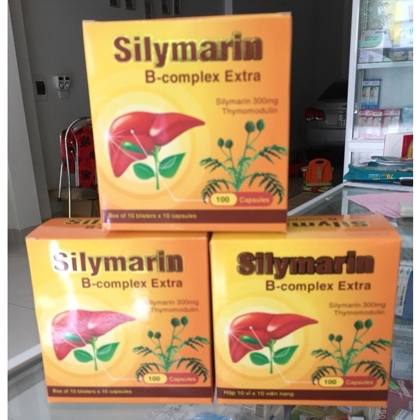 Silymarin B-complex Extra Bổ Gan, Mát Gan, Giải độc, Hạ Men Gan, Tăng ...