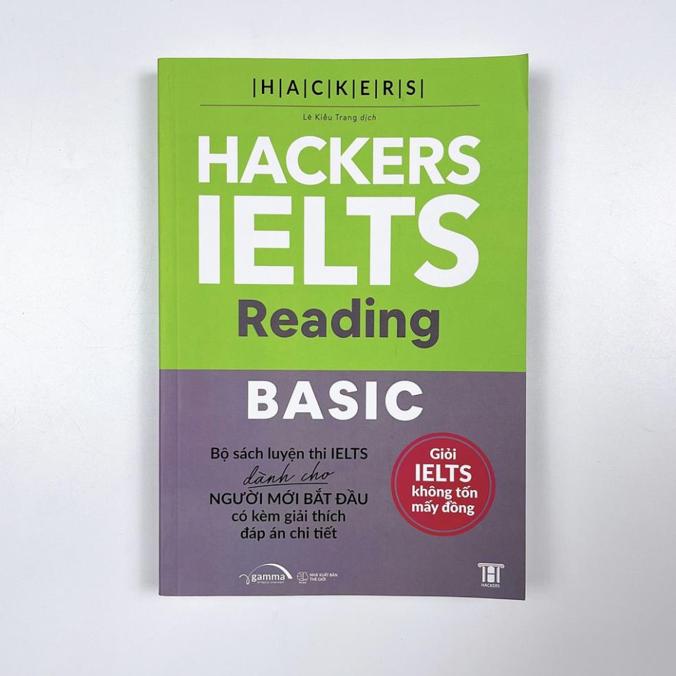 Sách - Hacker Ielts Basic - Reading - Alpha Books | Shopee Việt Nam