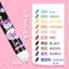 2 Cái Bút Bi 10 Ngòi / 10 Màu Koromi Sanrio Pochacco Dễ Thương Dùng Ghi Chú , Trang Trí Sổ Tay, Vở Học, Nhật Ký