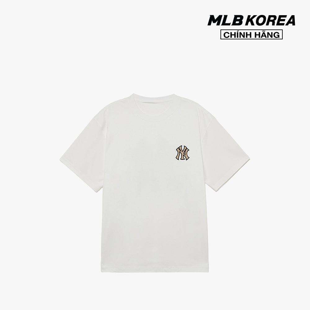 MLB Korea Monogram Unisex Street Style Logo T-Shirts (3ATSM0233