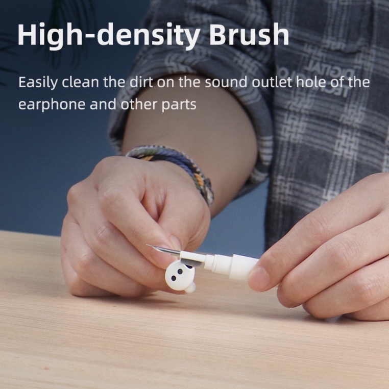 Bút Vệ Sinh AirPods 3in1 – Làm Sạch Tai Nghe, Điện Thoại, Bàn Phím - ảnh 5