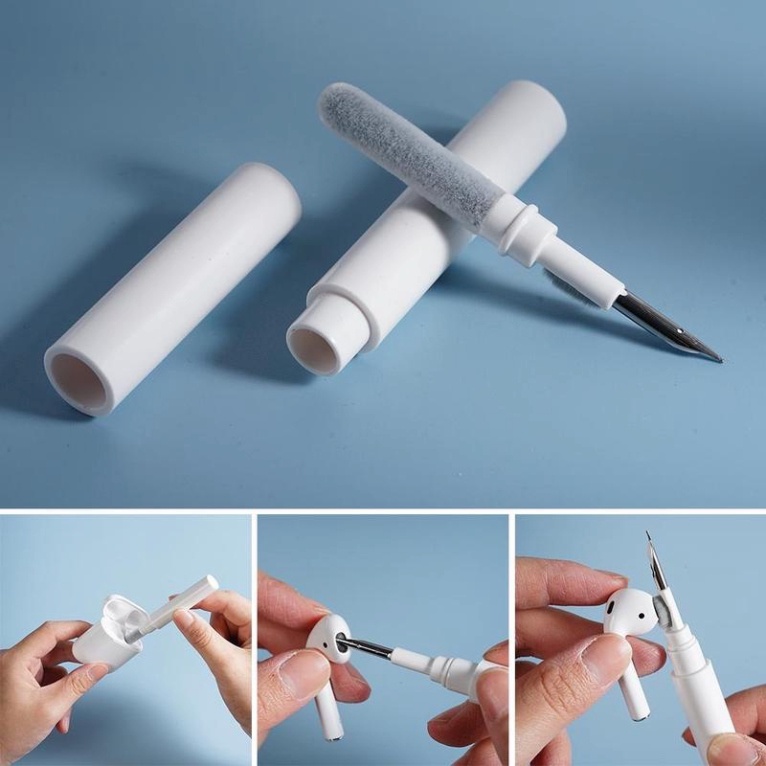 Bút Vệ Sinh AirPods 3in1 – Làm Sạch Tai Nghe, Điện Thoại, Bàn Phím - ảnh 8