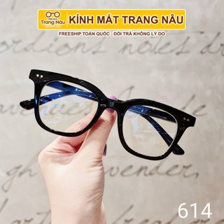 Gọng kính cận thời trang nam nữ  dáng vuông unisex cá tính 3313