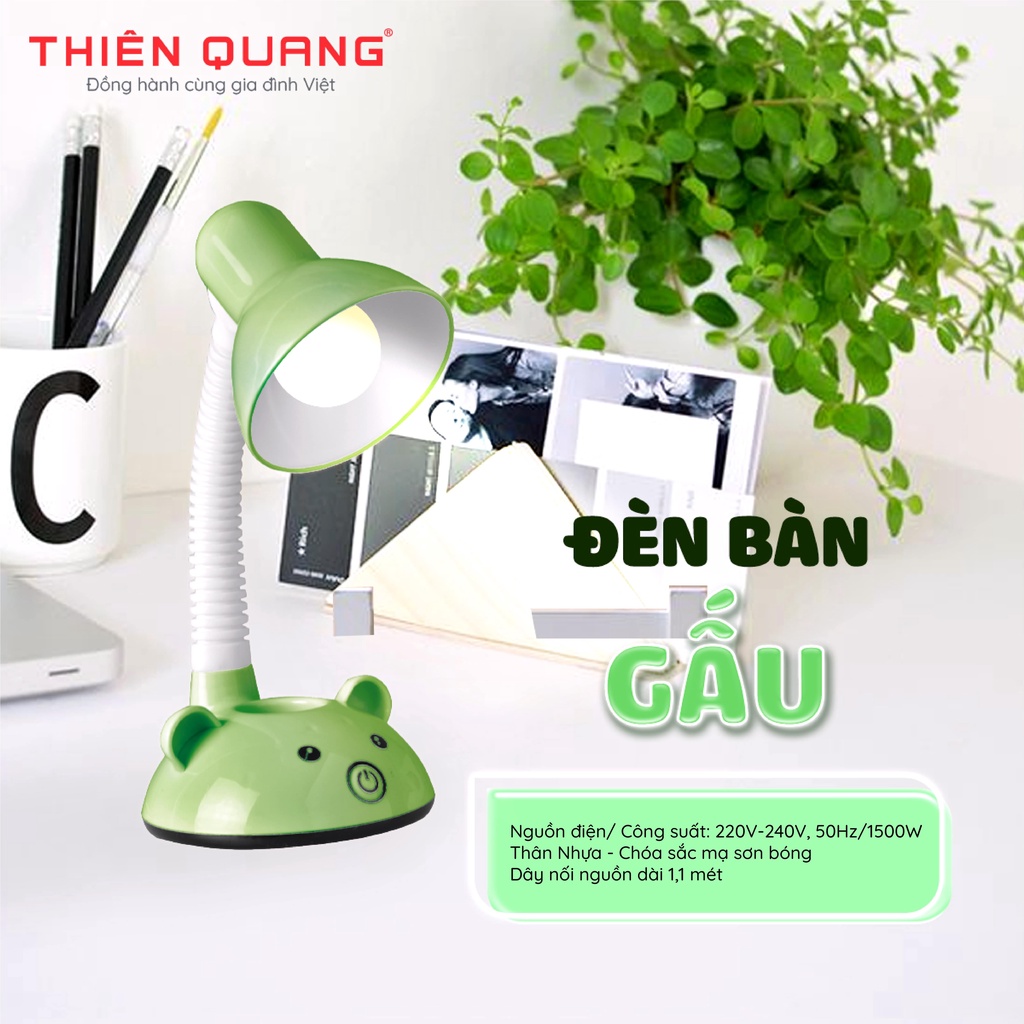 Đèn bàn chống cận hình gấu dễ thương dành cho học sinh TQ-985