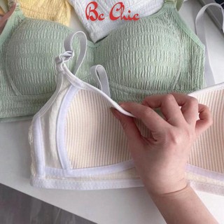 Áo Lót Nữ VECYLA, Áo Ngực Nữ, Bra Chất Cotton Nâng Ngực Mút Mỏng, Áo Ngực Không Gọng Thoáng Mát Tôn Vòng 1- 132/ 138