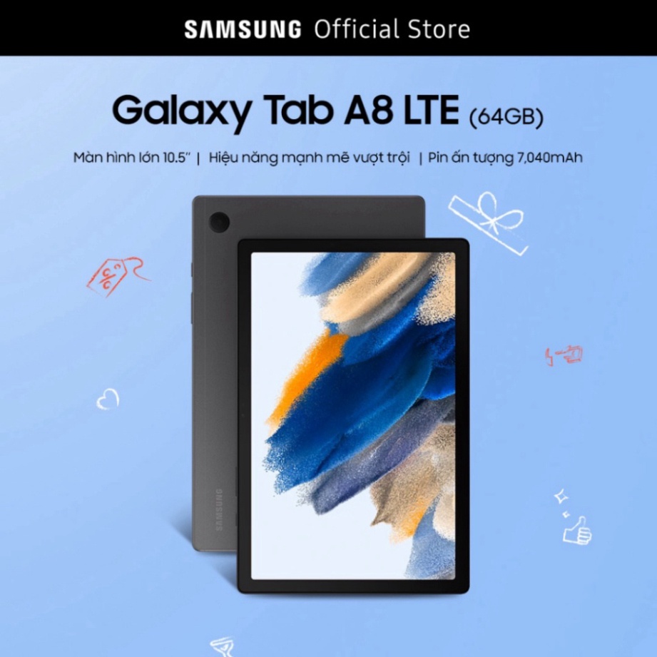 Máy Tính Bảng Samsung Galaxy Tab A8 Hàng Chính Hãng Nguyên Seal