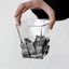 Ice cube ly rượu ly thủy tinh nước ly rượu whisky