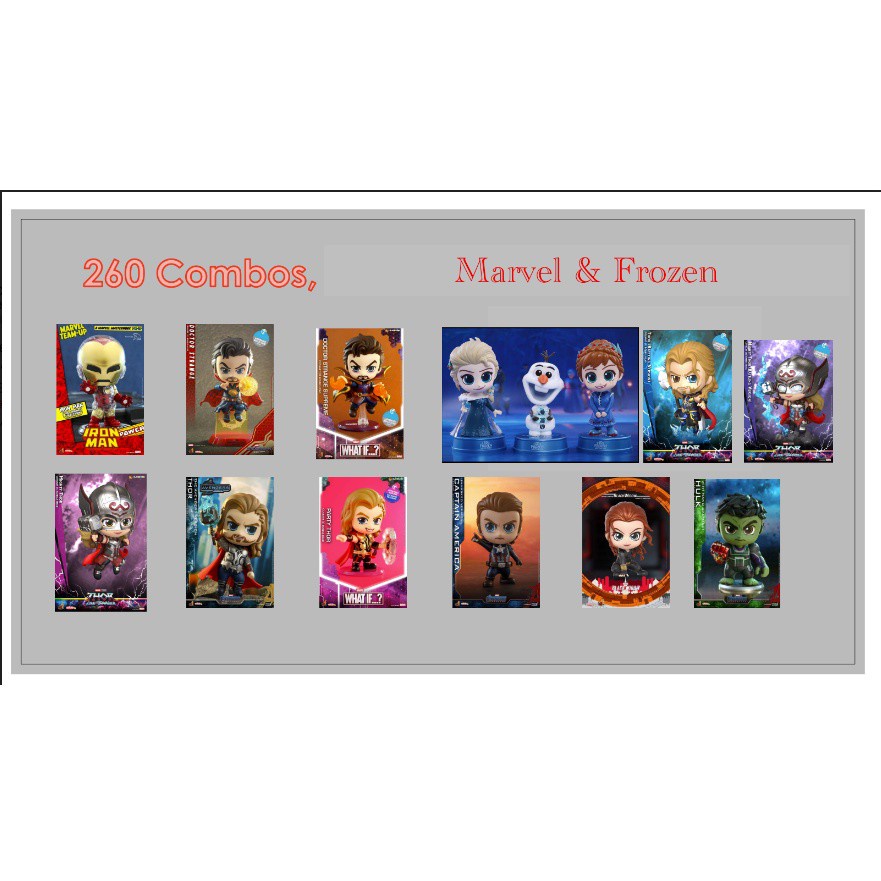 [CE Gift] Qùa Tặng Samsung Mô hình Marvel & Frozen - Z-000598 (ngẫu nhiên)