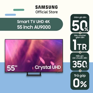 Smart Tivi Samsung Crystal UHD 4K 55 inch UA55AU9000KXXV - Miễn Phí Lắp Đặt