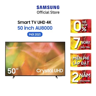 Smart Tivi Samsung Crystal UHD 4K 50 inch UA50TU8000KXXV - Miễn Phí Lắp Đặt