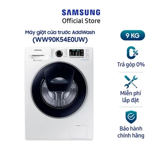 Miễn phí công lắp đặt_Máy Giặt Samsung Inverter Addwash WW90K54E0UW/SV (9kg)