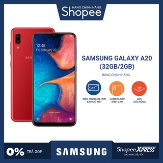 Điện thoại Samsung Galaxy A20 (3GB/32GB) - Hãng Phân Phối Chính Thức