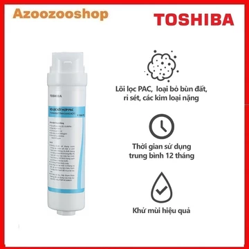 Lõi Lọc Nước Toshiba F-1686 - PAC - C - RO (Bộ lọc dùng cho máy lọc nước TWP-N1686UV, TWP-N1843SV) - Bảo Hành Chính