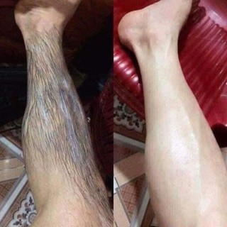 Kem Tẩy Lông Vanekaa Thái Lan Cho Da Nhạy Cảm Từ Thiên Nhiên Wax lông 120ml CHE TÊN