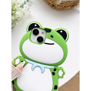 Ốp lưng iphone hoạ tiết ếch nơ xanh siêu hot 6plus/7plus/8plus/x/xs/xsmax/11/12/13/14/15/pro/plus/promax RABBI