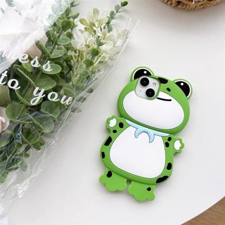 Ốp lưng iphone hoạ tiết ếch nơ xanh siêu hot 6plus/7plus/8plus/x/xs/xsmax/11/12/13/14/15/pro/plus/promax RABBI