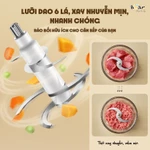 Combo Nồi Nấu Cháo Chậm BEAR 1.6L NNC16 & Máy Xay Ăn Dặm 6 Lưỡi D02Q1 Nồi Nấu Chậm Nồi Chưng Yến Hấp Hầm Cách Thuỷ — ảnh 7