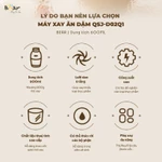 Combo Nồi Nấu Cháo Chậm BEAR 1.6L NNC16 & Máy Xay Ăn Dặm 6 Lưỡi D02Q1 Nồi Nấu Chậm Nồi Chưng Yến Hấp Hầm Cách Thuỷ — ảnh 8