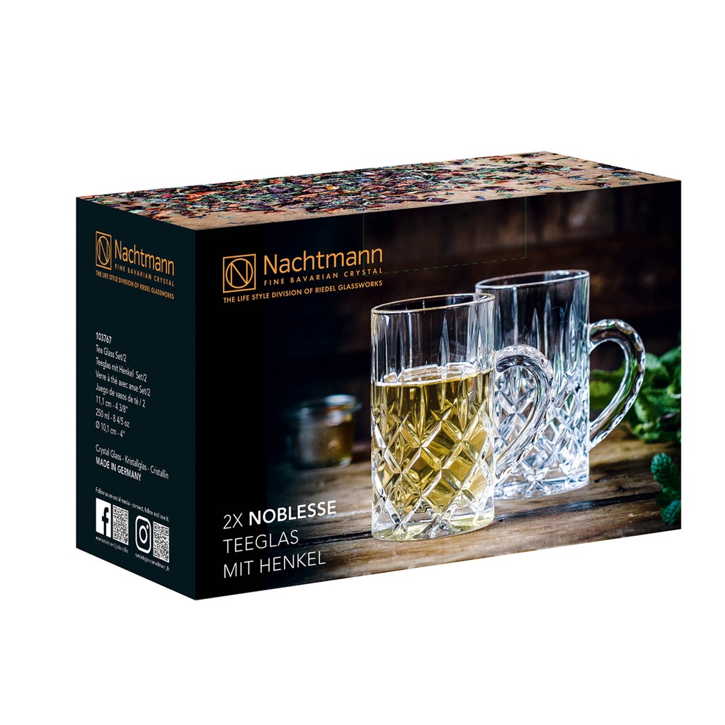 Cốc Uống Trà Nachtmann Teeglas Noblesse 103767 2 Cái