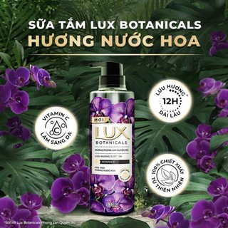 Sữa Tắm Lux Botanicals Hương Nước Hoa Cao Cấp Sáng Mịn Rạng Ngời 570G