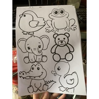 10 tranh tô màu cho bé