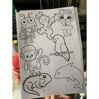 10 tranh tô màu cho bé