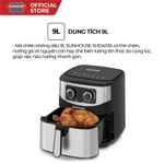 [Chính hãng] Nồi chiên không dầu 9L Sunhouse SHD4035 dung tích 9L chiên nướng được lượng lớn thức ăn | Chống dính cao — ảnh 8