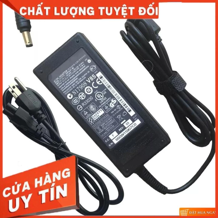 Sạc zin laptop Asus 65w 19V 3.42A chân to đầu lớn adapter Asus sạc asus cho các máy đời cũ chân 5.5mm