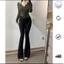 Quần jean kaki loe dáng dài 99-102cm (LOE88)