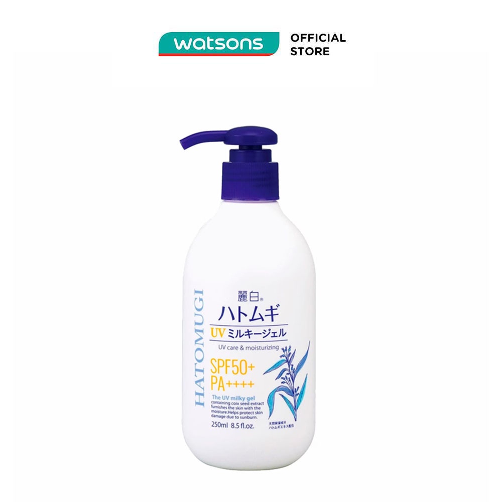 Gel Dưỡng Thể Chống Nắng Reihaku Hatomugi UV Milky Gel SPF31 PA+++250ml