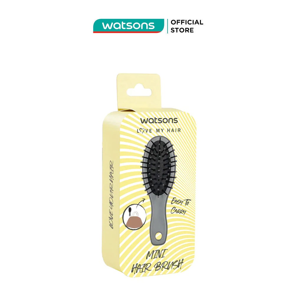 Lược Chải Tóc Watsons Mini Hair Brush 1 Cái (Giao màu ngẫu nhiên)