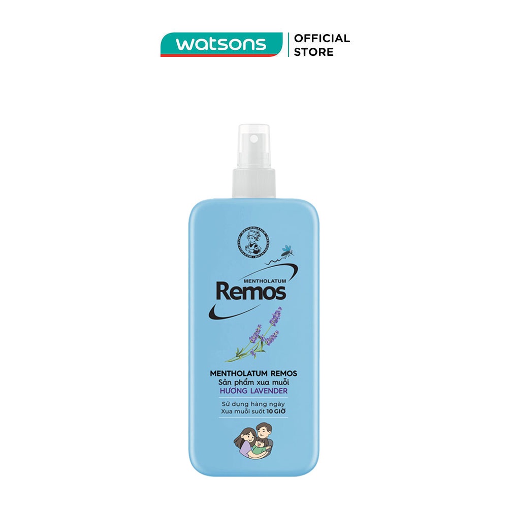Xịt Chống Muỗi Remos Hương Oải Hương 150ml