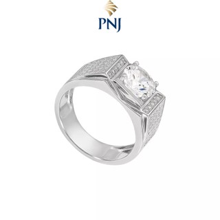 Nhẫn nam Bạc đính đá MANCODE by PNJ XMXMW060104