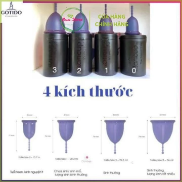 Cốc Nguyệt San Claricup Kháng Khuẩn Nhập Khẩu Pháp cốc tiệt trùng