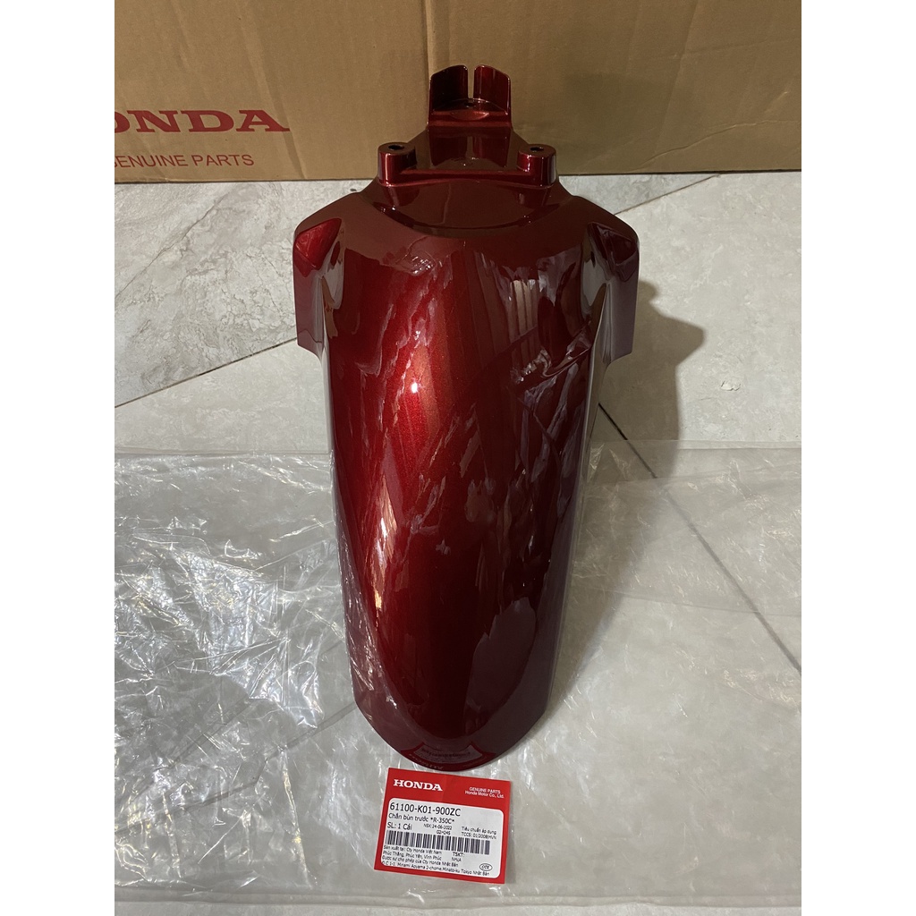 Chắn bùn trước SH 125/150 (2012) màu Đỏ mận *R-350C* chính hãng Honda ...