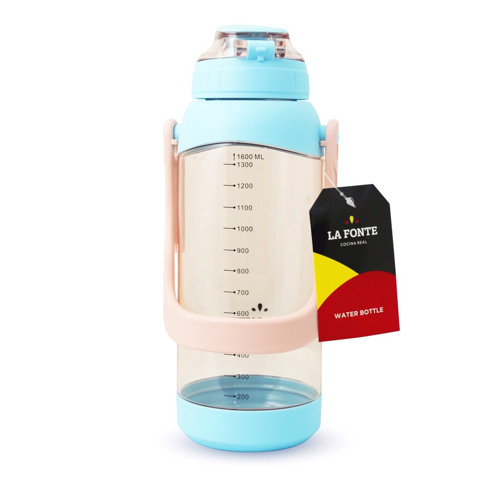 Ảnh Bình Nước Thể Thao Có Tay Xách La Fonte 1600ml, Chịu nhiệt cao, nắp một chạm - Moriitalia 011600 3