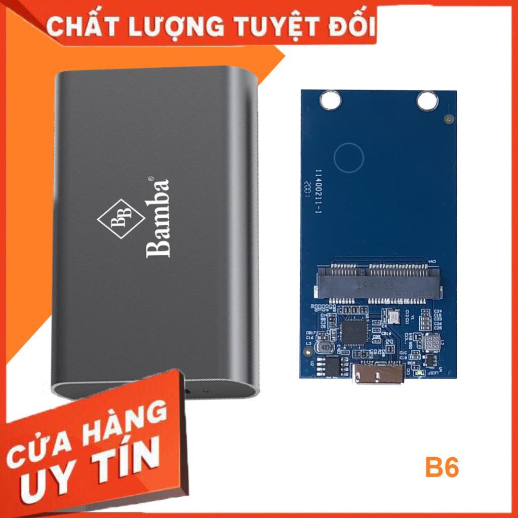 HCM- HỘP ĐỰNG Ổ CỨNG SSD MSATA BAMBA B6 - BOX SSD MSATA RA USB 3.0 ...
