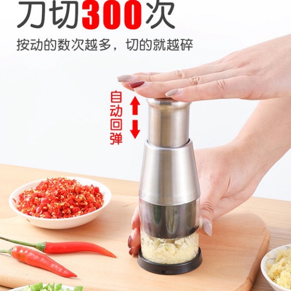 (COMBO 3) MÁY DẬP TỎI ỚT ÉP NHANH CHỐNG GỈ 304 - Tiện Lợi Cho Mọi Gian Bếp