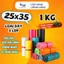 Túi Gói Hàng Size 25x35 - Màng PE Đóng Hàng Niêm Phong Loại Dày 3 Lớp Siêu Dai - Keo Dán Sẵn