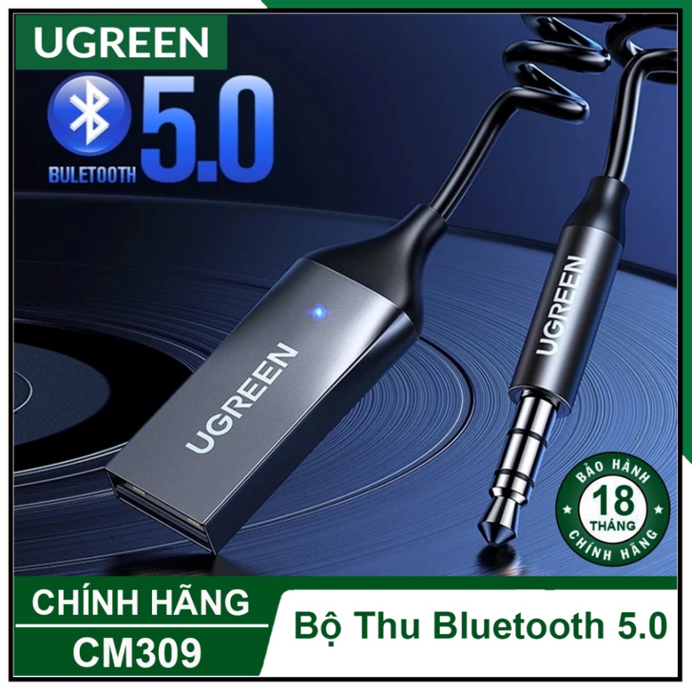 Bộ thu Bluetooth 5.0 UGREEN CM309 70601 tụ hợp mic đàm thoại - Hàng ...
