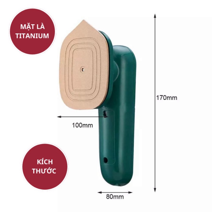 Bàn Là Hơi Nước Mini Cầm Tay, Bàn Ủi Hơi Nước Cầm Tay Nhỏ Gọn Tiện Lợi |  Shopee Việt Nam