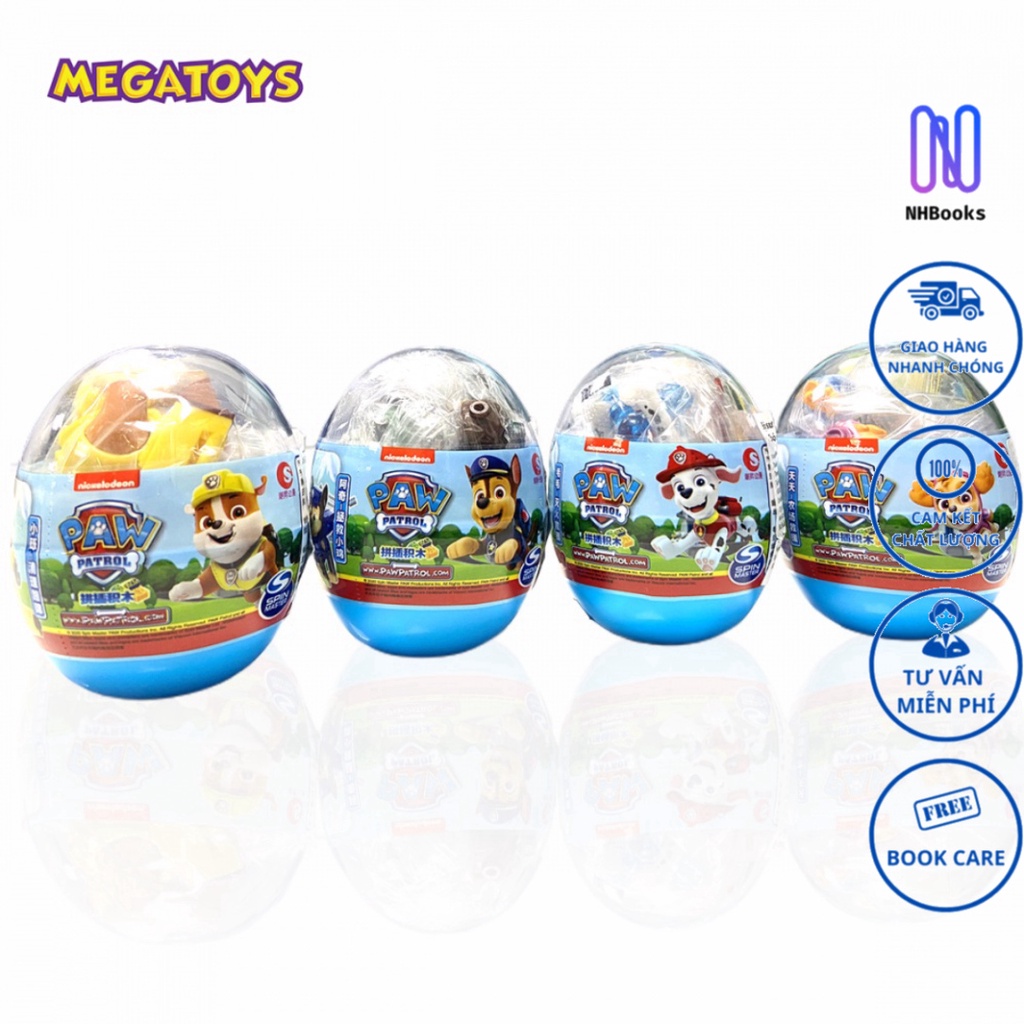 Ảnh Bộ Sưu Tập 4 Trứng - Đội Chó Cứu Hộ Paw Patrol - NHBOOK - Megatoys 1