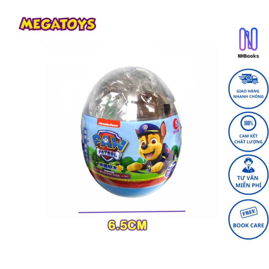 Ảnh Bộ Sưu Tập 4 Trứng - Đội Chó Cứu Hộ Paw Patrol - NHBOOK - Megatoys 2